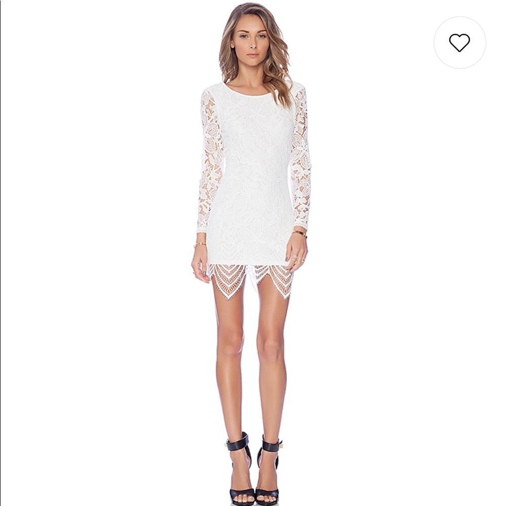Lovers + Friends Sterling Bodycon Dress in White
